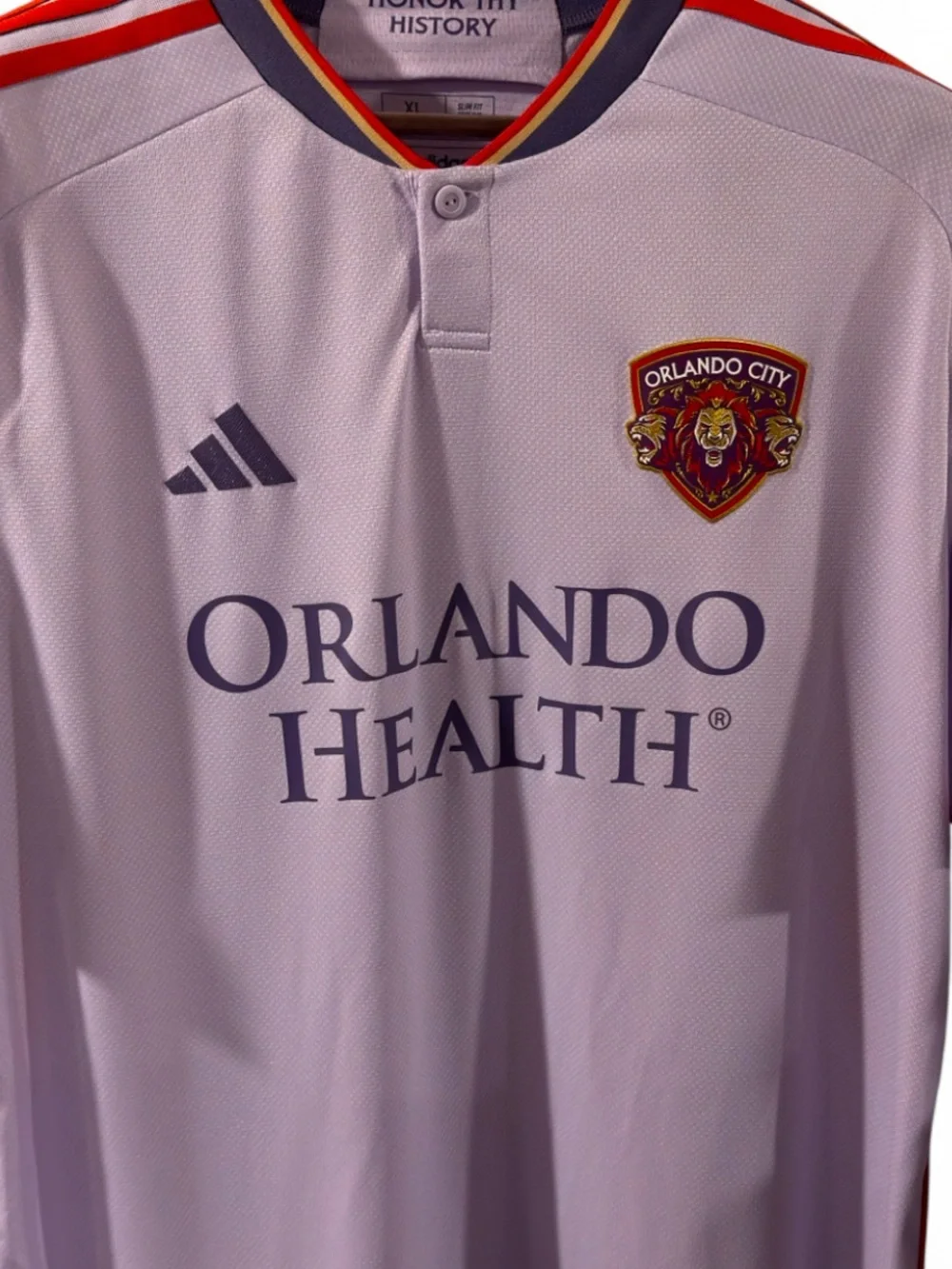 adidas Authentic MLS Orlando City SC Away Soccer Jersey Size Men’s XL (NWT)